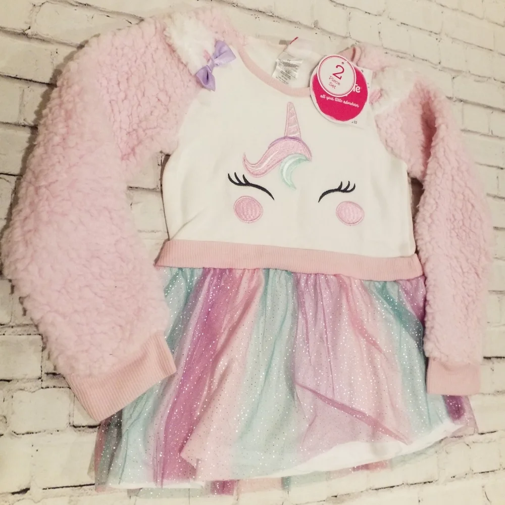 NWT Unicorn Fleece Tutu Sweater with Matching LeggingsNWT Unicorn Fleece Tut, 6X